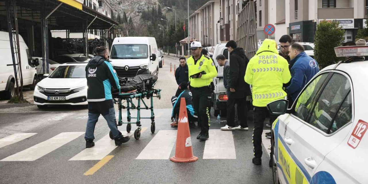 Menteşe’de trafik kazası:1 yaralı