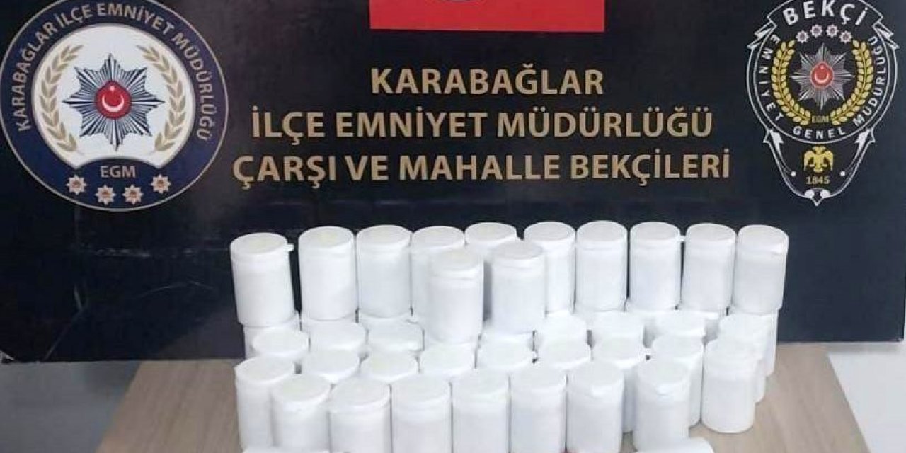 Bekçilerin dikkatinden kaçmadı: 2 bin 710 uyuşturucu hap ele geçirildi