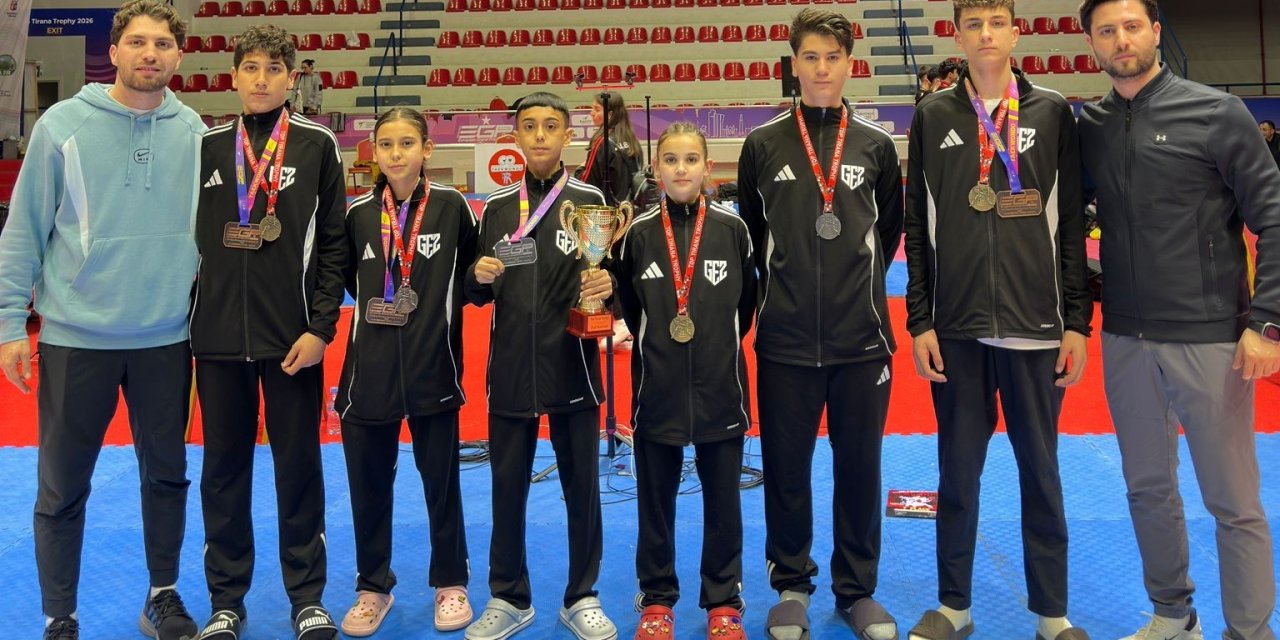 Aydınlı sporcular Arnavutluk’tan beş madalya ile döndü