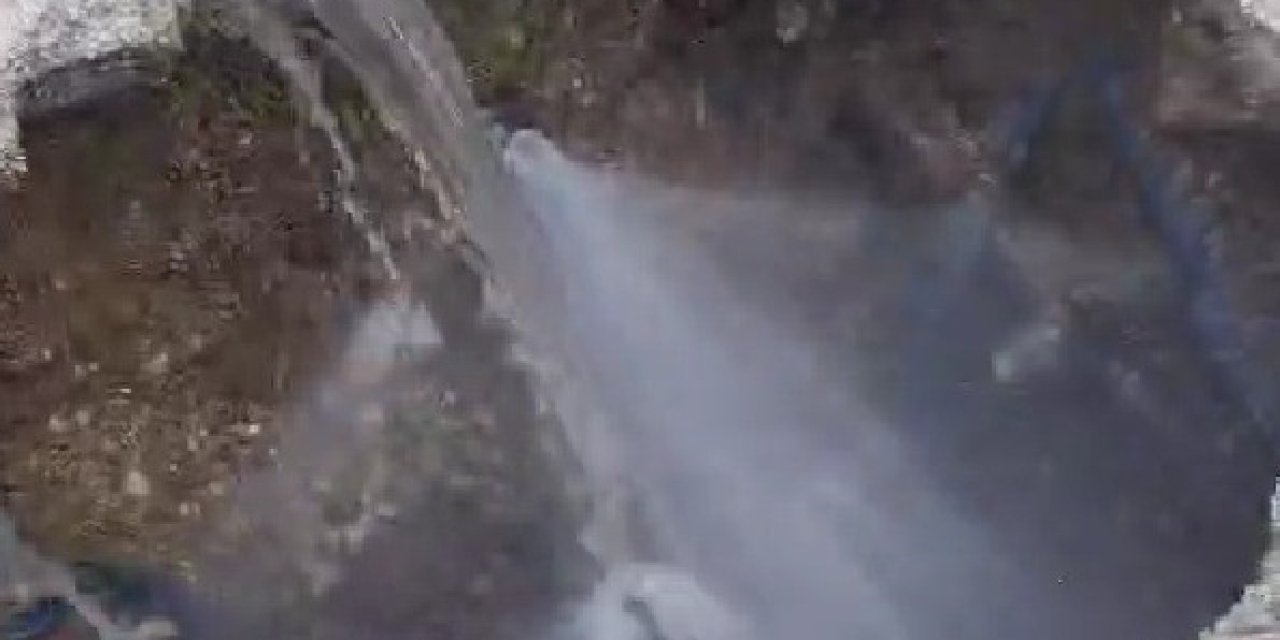 Buldan’da çöken tarihi yol yapılan onarım sonrası tekrar çöktü