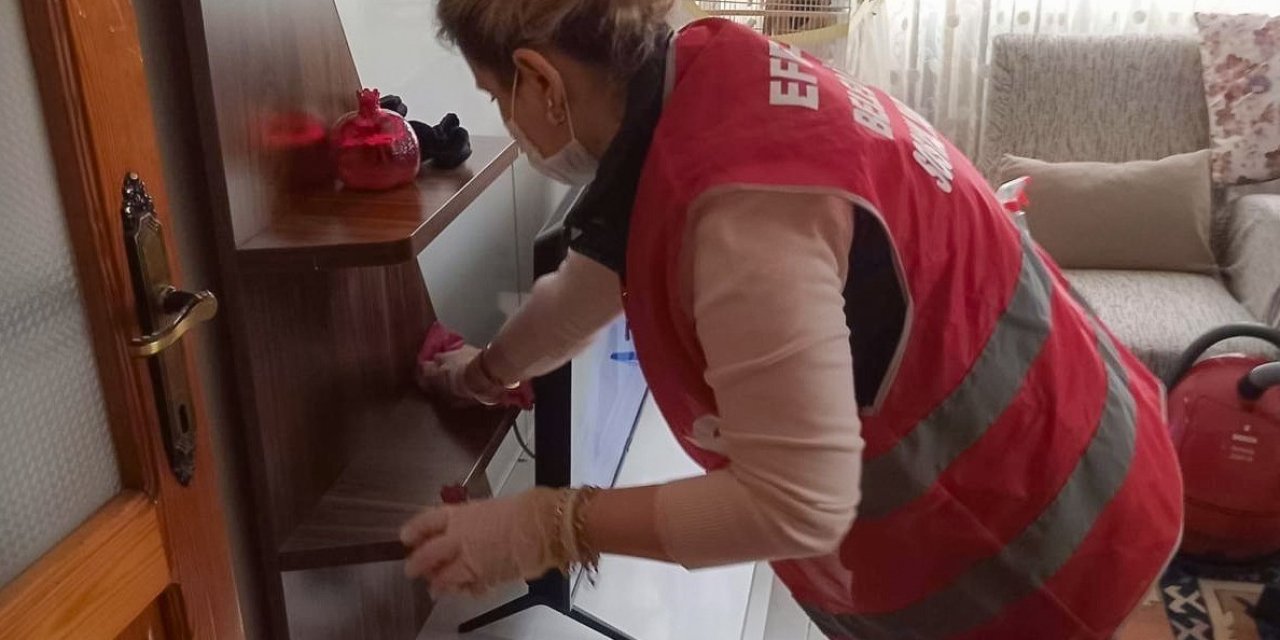 Efeler Belediyesi Evde Bakım Hizmetleri devam ediyor