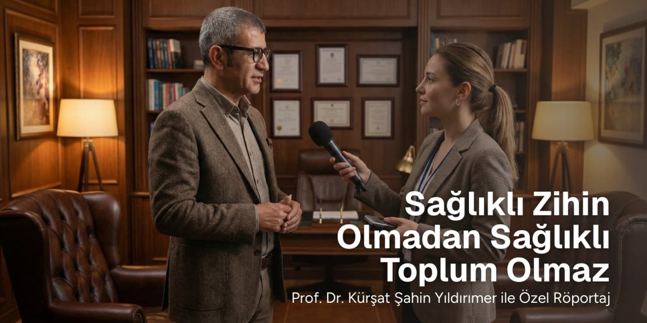 Sağlıklı zihin olmadan sağlıklı toplum olmaz Prof. Dr. Kürşat Şahin Yıldırımer ile özel söyleşi