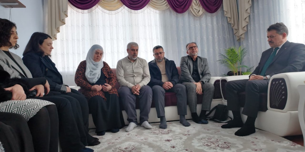 Başsavcı Ali Yeldan’dan, Mihriban Yılmaz’ın ailesine taziye ziyareti