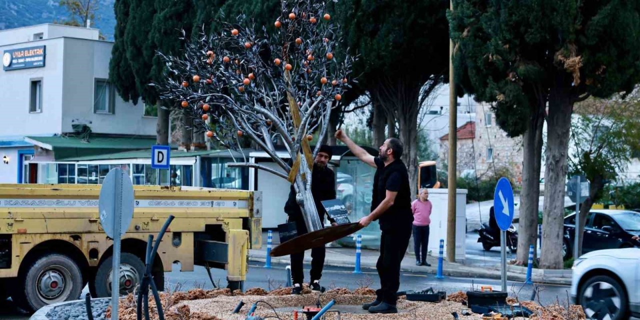 Kavşak düzenleme çalışması tamamlandı