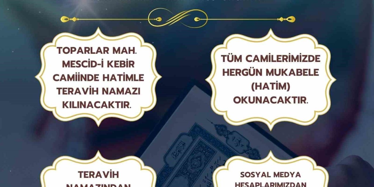 Köyceğiz’de Ramazan ayına uygun programlar düzenlenecek