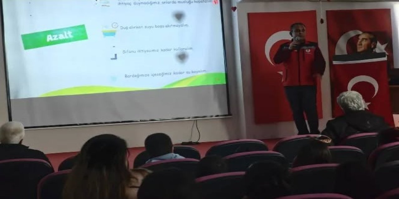 İncirliova’da çocuklara su verimliliği anlatıldı