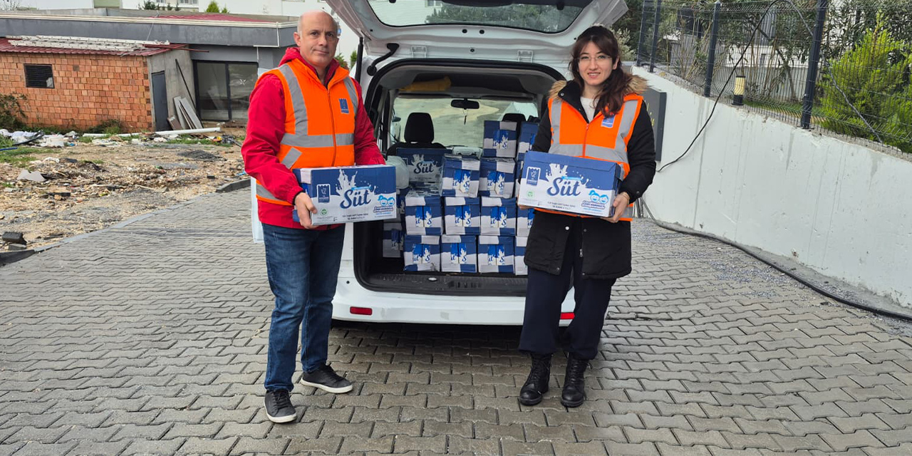 Kuşadası Belediyesi'nin süt desteği büyüyerek sürüyor