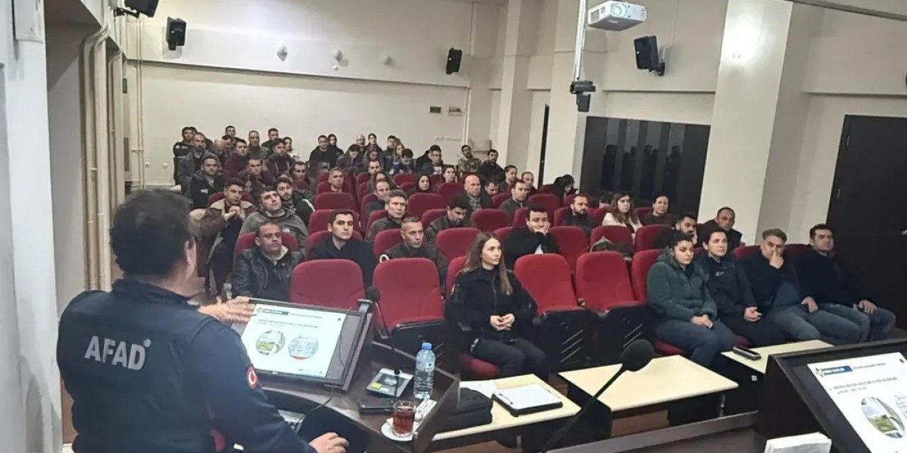 Muğla emniyetinde KBRN tehditlerine karşı eğitim