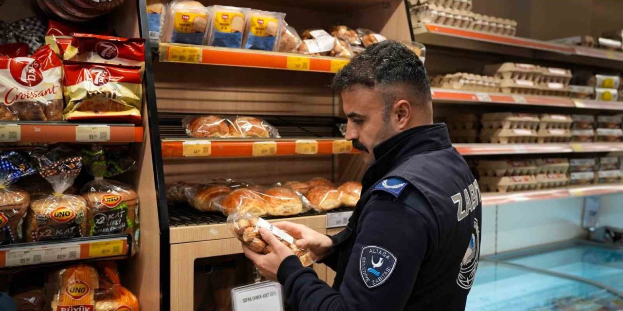 Aliağa’da zabıtadan ramazan mesaisi