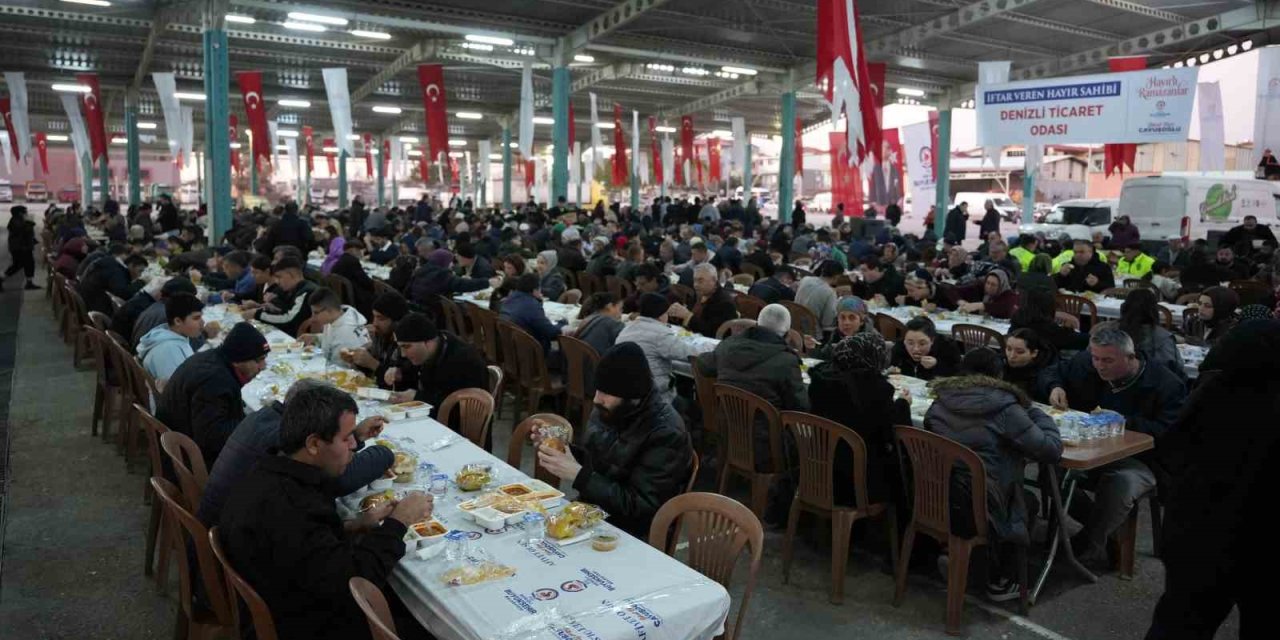 Denizli Ticaret Odasının geleneksel iftar sofrası bu yıl Sevindik ’de kuruldu