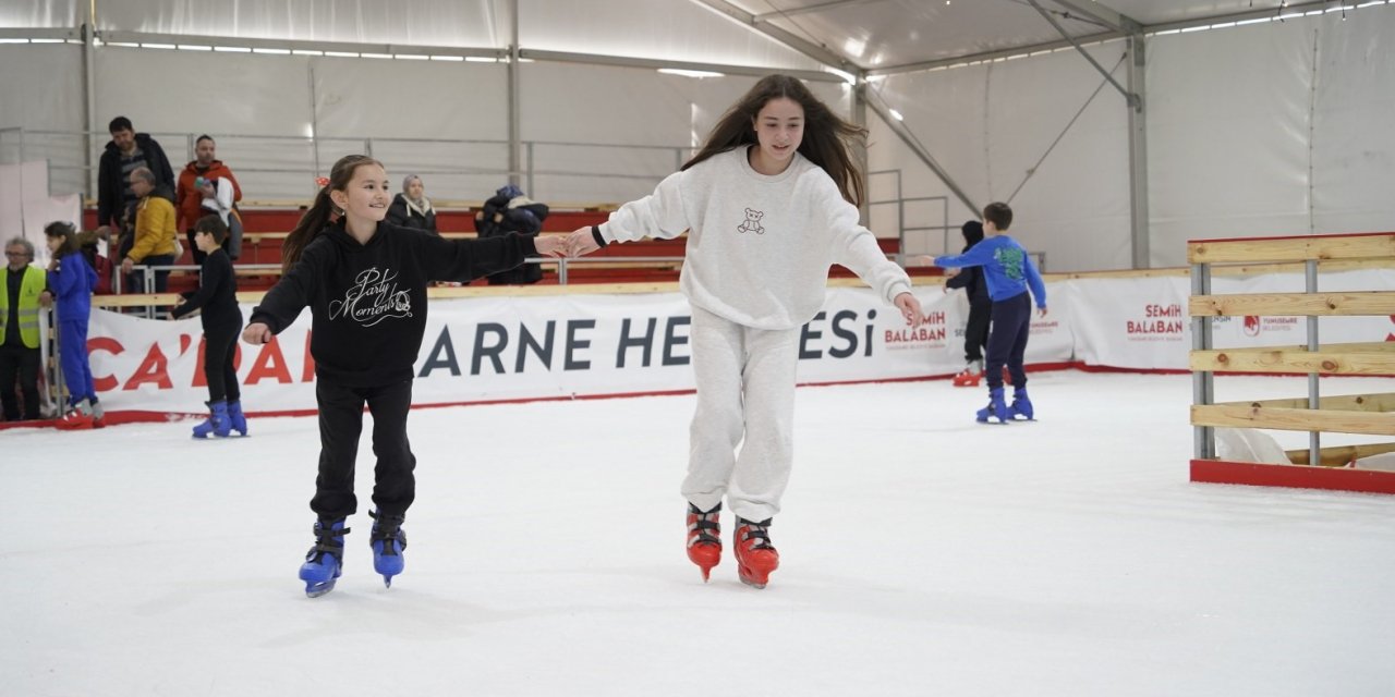 Yunusemre’de 7-17 yaş arası çocuklara ücretsiz buz pateni fırsatı