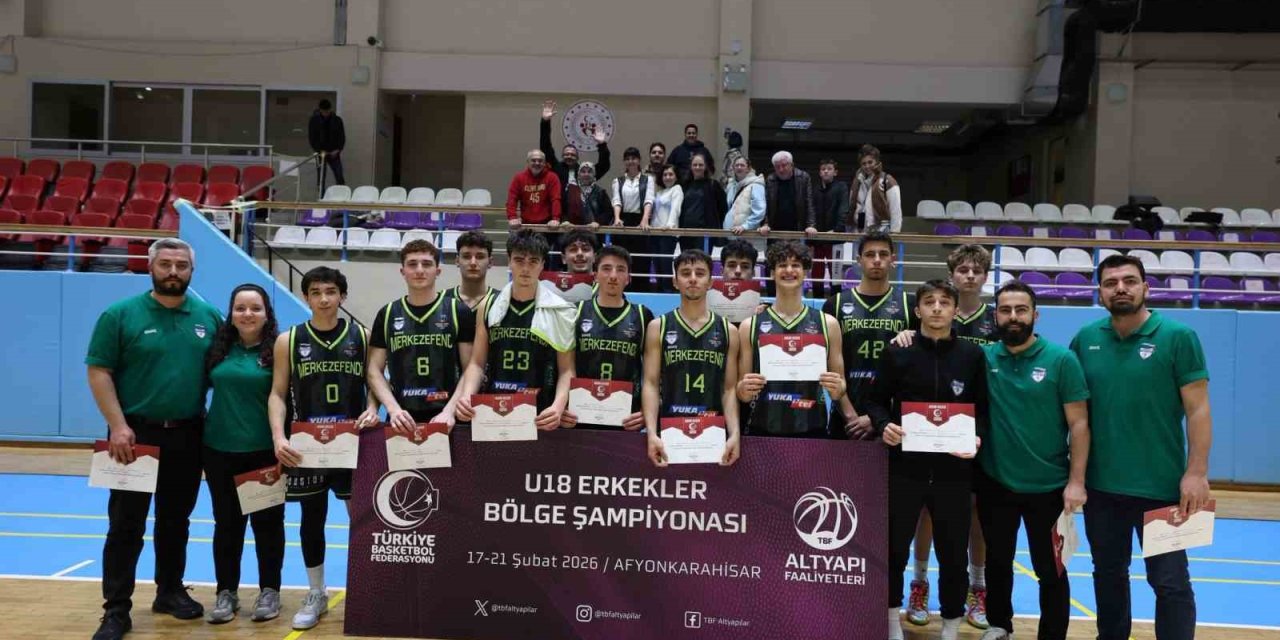 Merkezefendi Belediyesi U18 Erkek Basketbol Takımı Afyonkarahisar’da namağlup şampiyon oldu