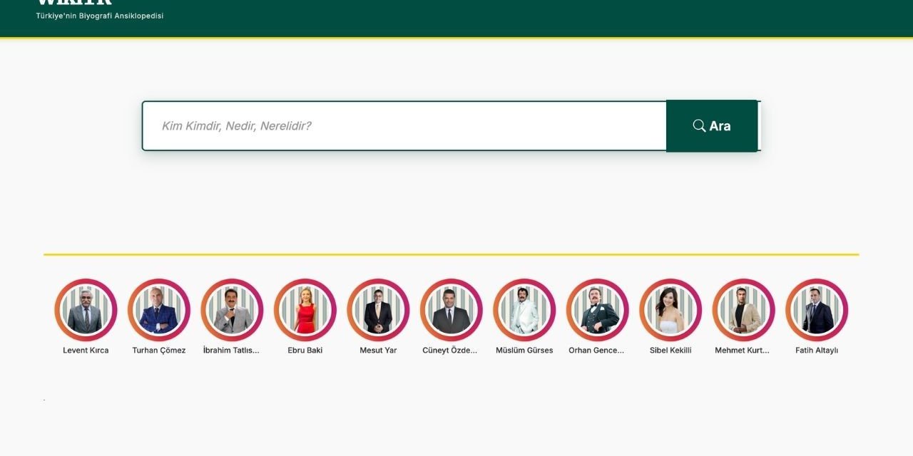 Türkiye'nin dijital biyografi ansiklopedisi: İnternette aradığınız her isim burada