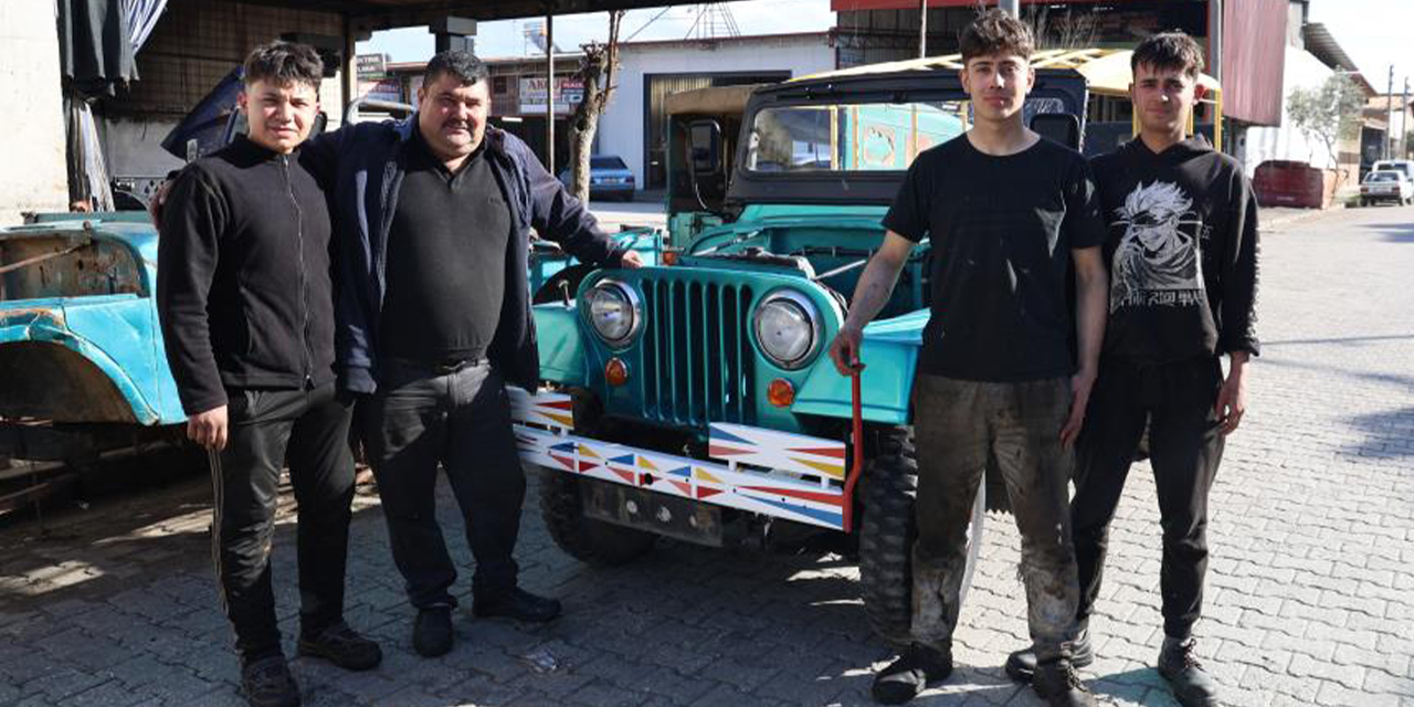 Aydın dağlarının vazgeçilmezi: Hurda halden çıkıp yeniden hayat bulan arazi cipleri