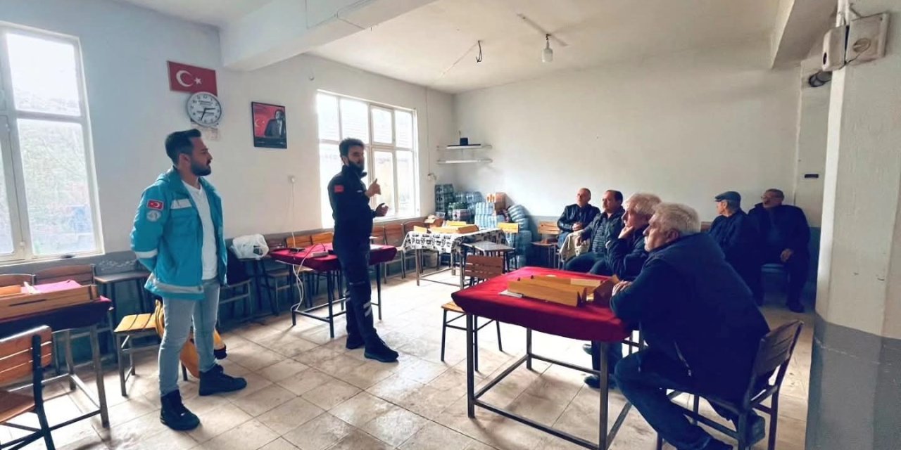 Kale’de mahalle mahalle ilk yardım seferberliği