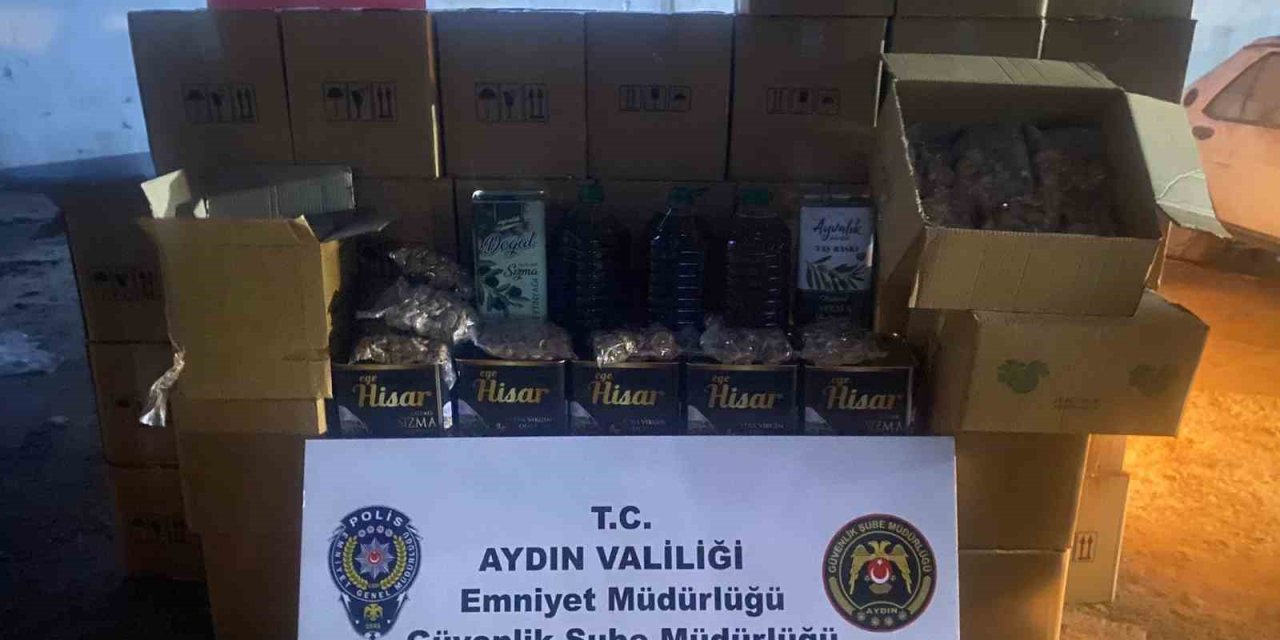 Durdurulan araçtan litrelerce tağşiş zeytinyağı çıktı