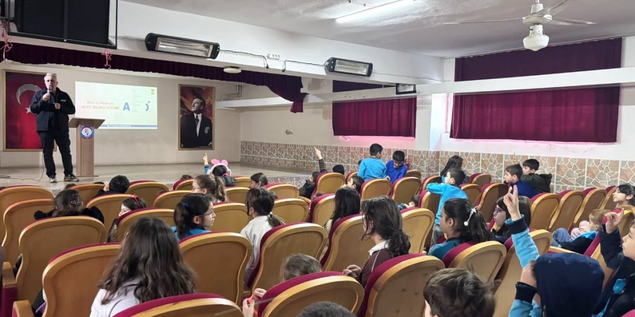 Aydın’da öğrencilere afet eğitimi
