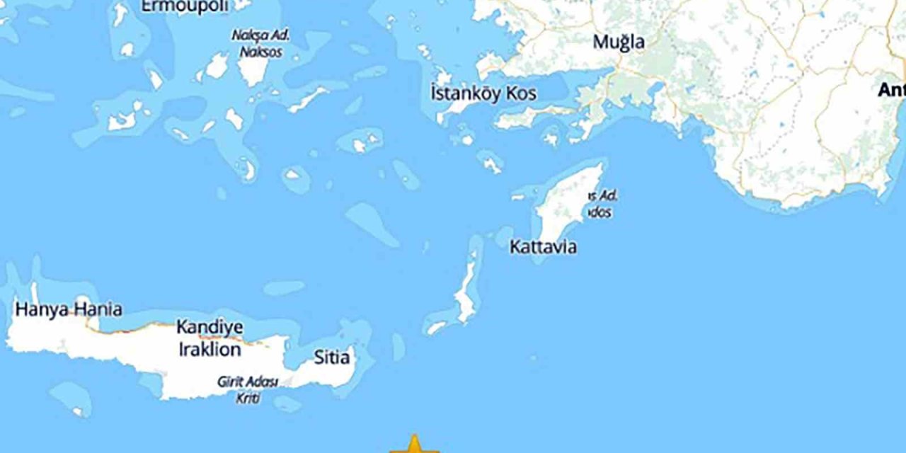 Akdeniz’de 3.7 büyüklüğünde deprem