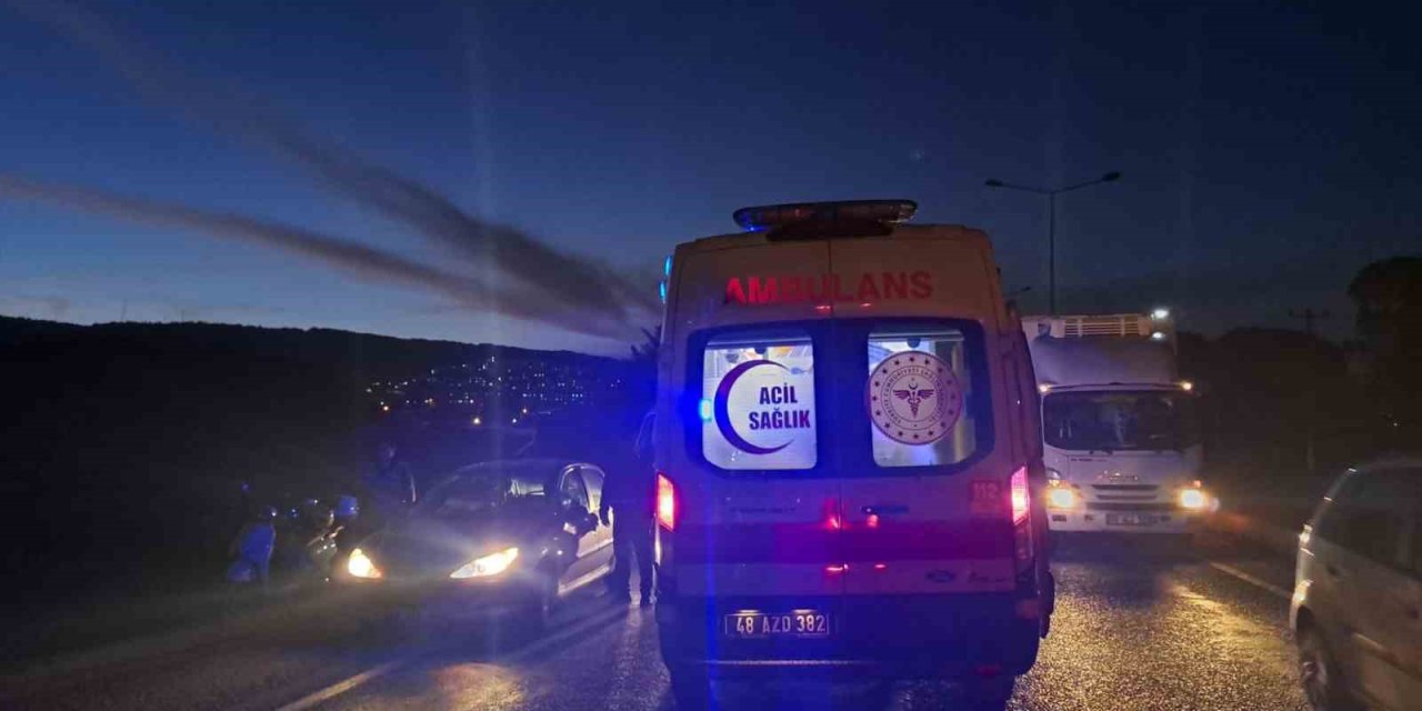 Menteşe’de motosiklet kazası: 2 yaralı