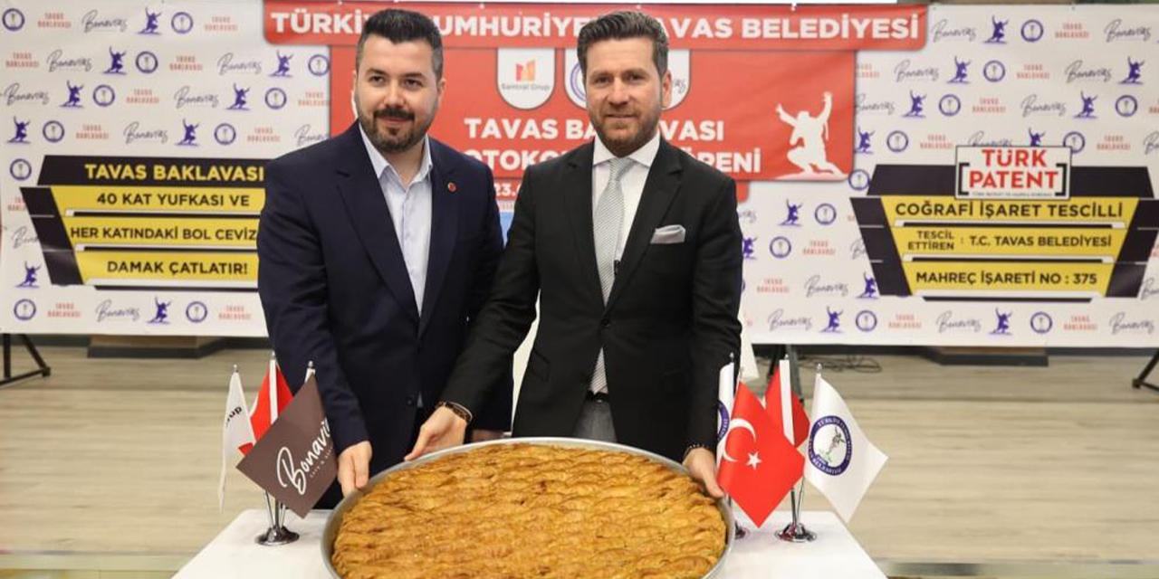 Tavas’ın tescilli baklavası dünya pazarına açılıyor
