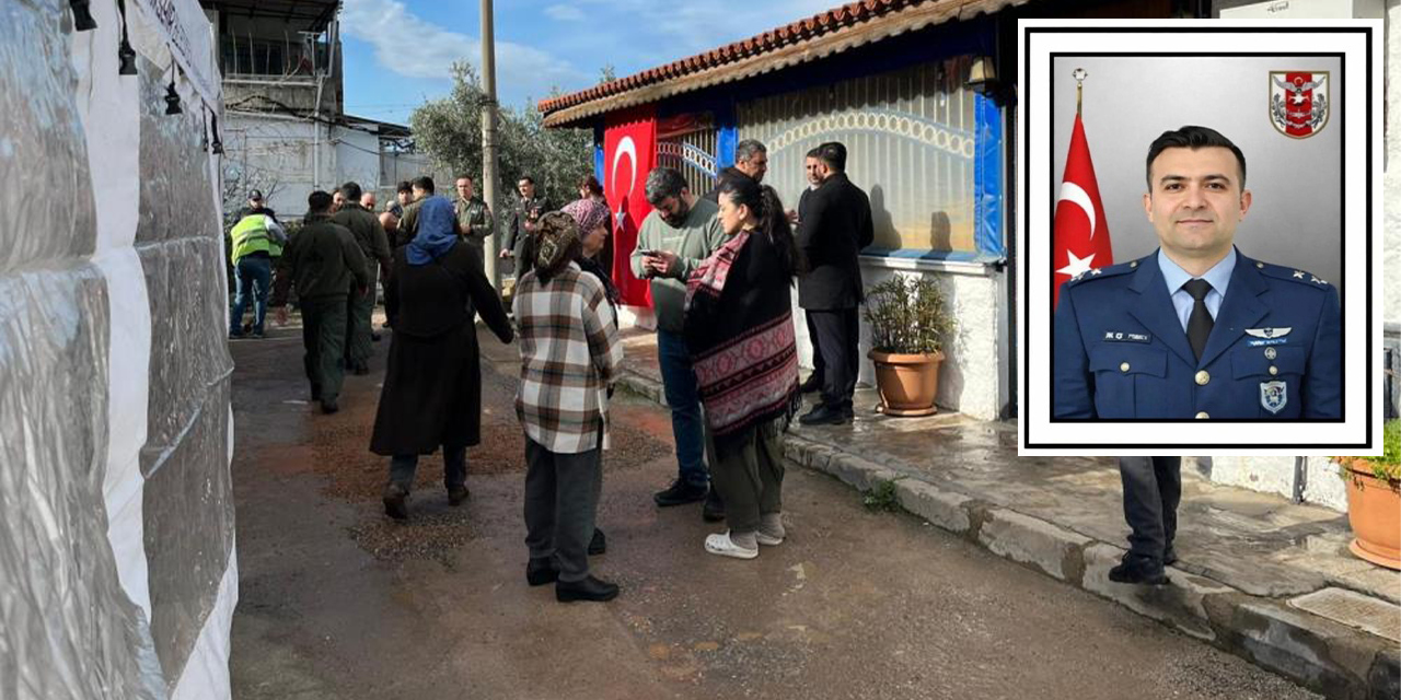 Şehit pilotun İzmir’deki evinde yas
