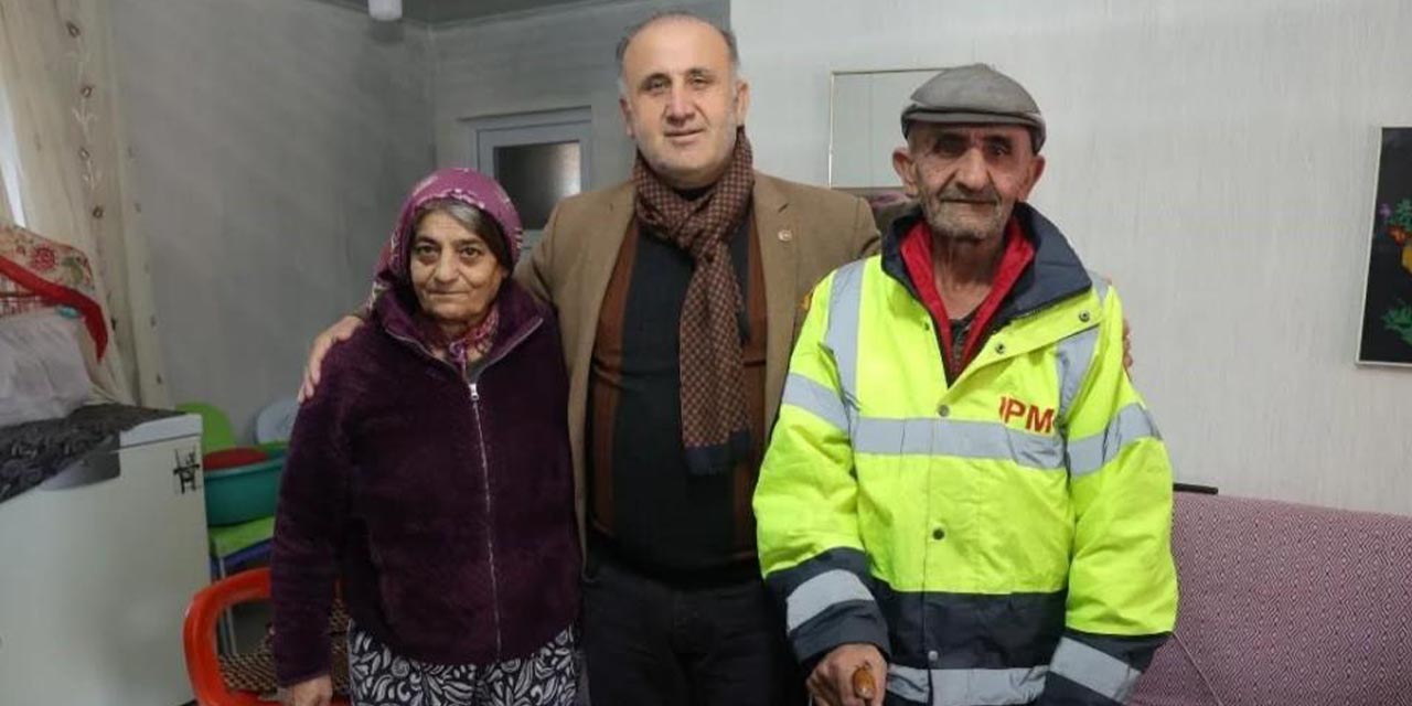 İncirliova Belediyesi’nden yaşlı çifte destek