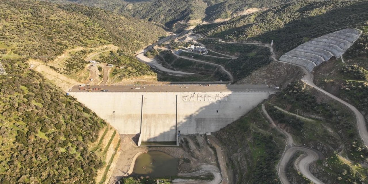 Sarıçay Barajı’nda incelemelerde bulunuldu