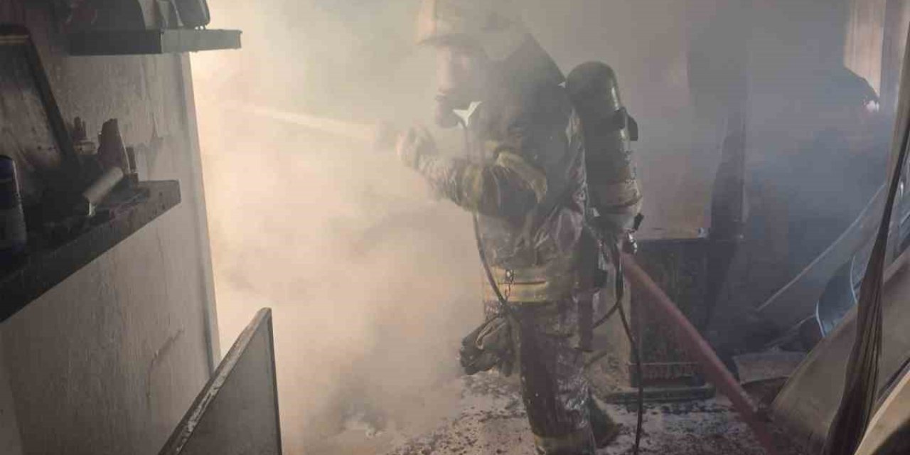 Fethiye’de ev yangını