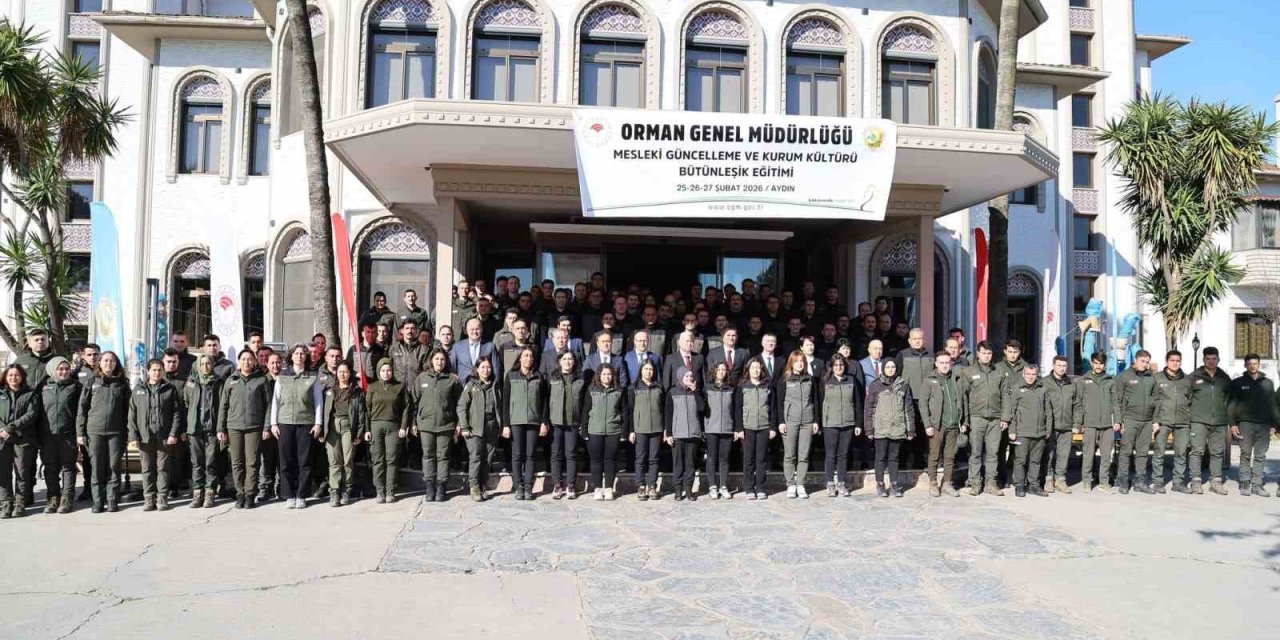 Orman ekiplerinin mesleki eğitim toplantısının ikincisi Aydın’da yapıldı