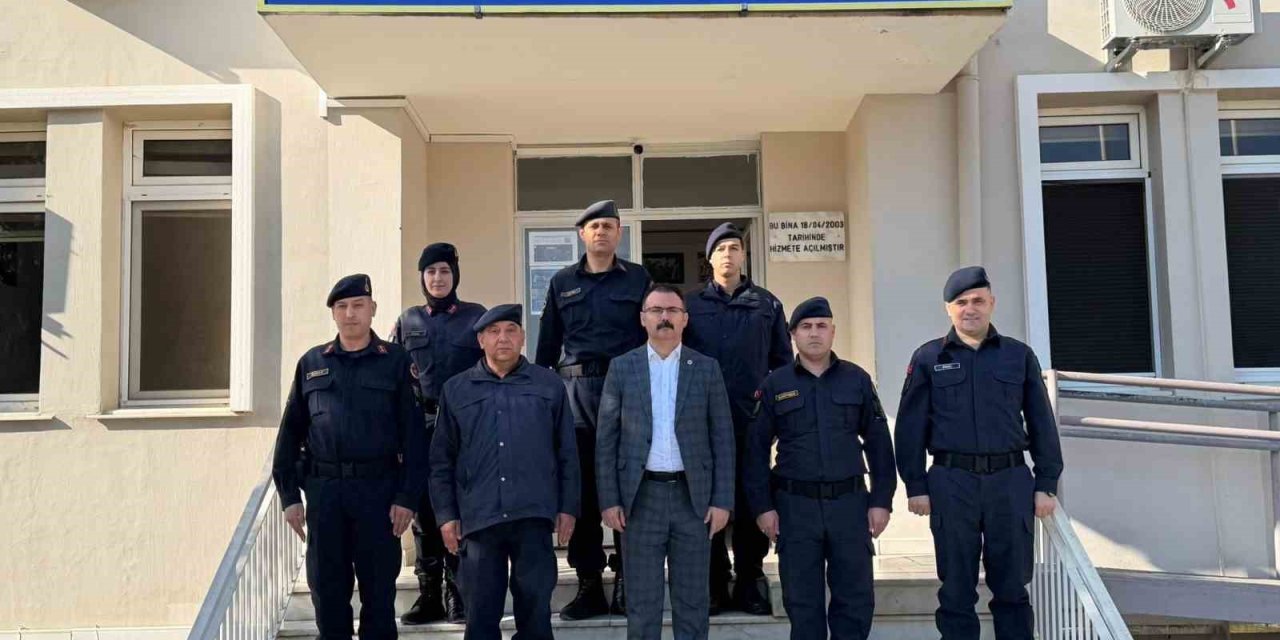Kaymakam Ateş, İlçe Jandarma personeliyle buluştu