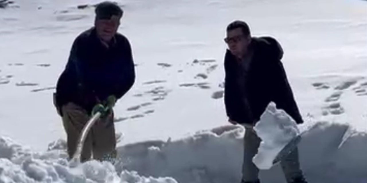 Yazın serinliği kıştan saklanıyor: Madran karı helvaya dönüşüyor