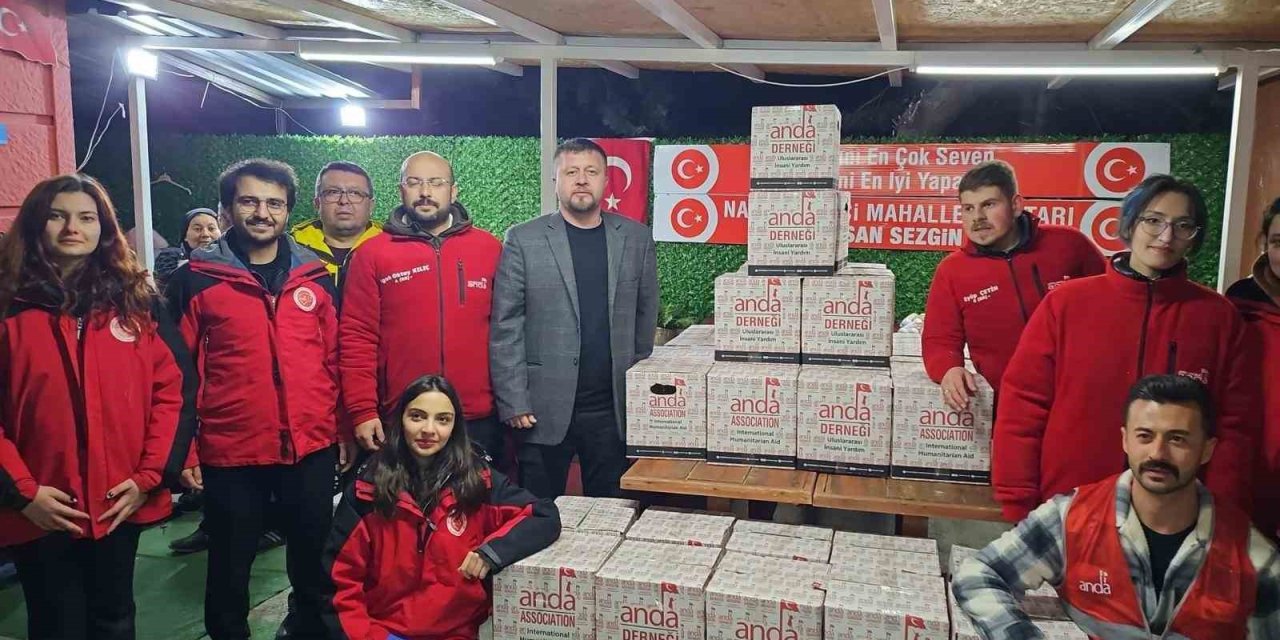 İhtiyaç sahibi 200 aileye gıda yardımı yapıldı