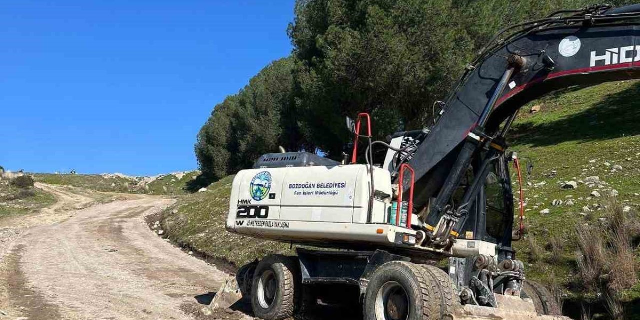 Bozdoğan Kale Mesire Alanı’nda yol çalışmaları başladı