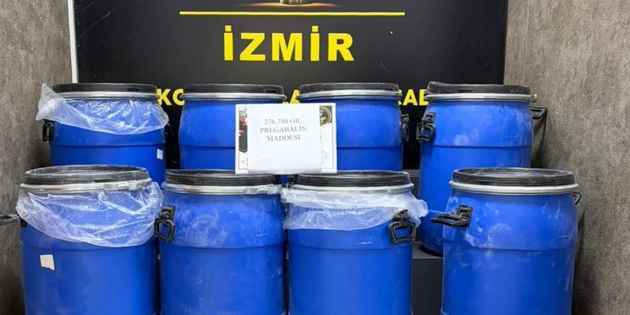 İzmir’de uyuşturucu sevkiyatına polisten operasyon