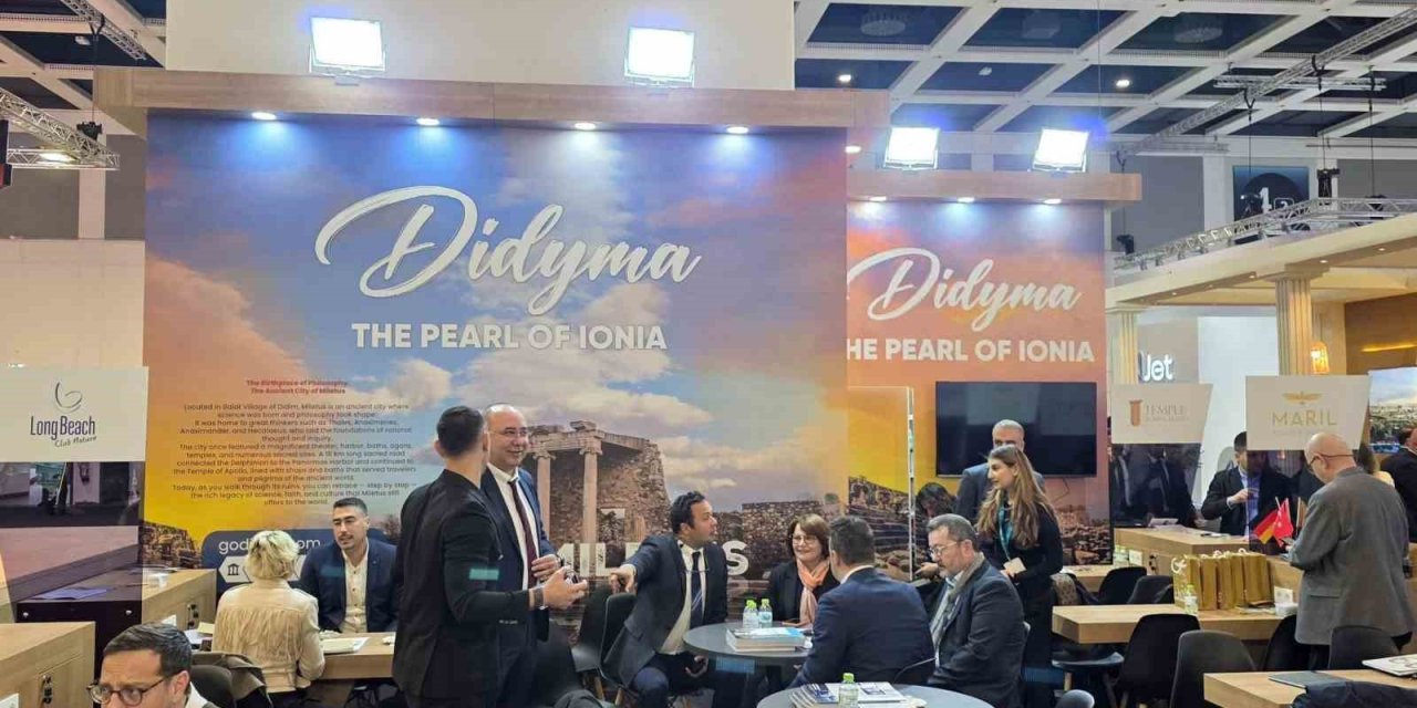 Almanya’daki fuarda Didim Belediyesi standına yoğun ilgi