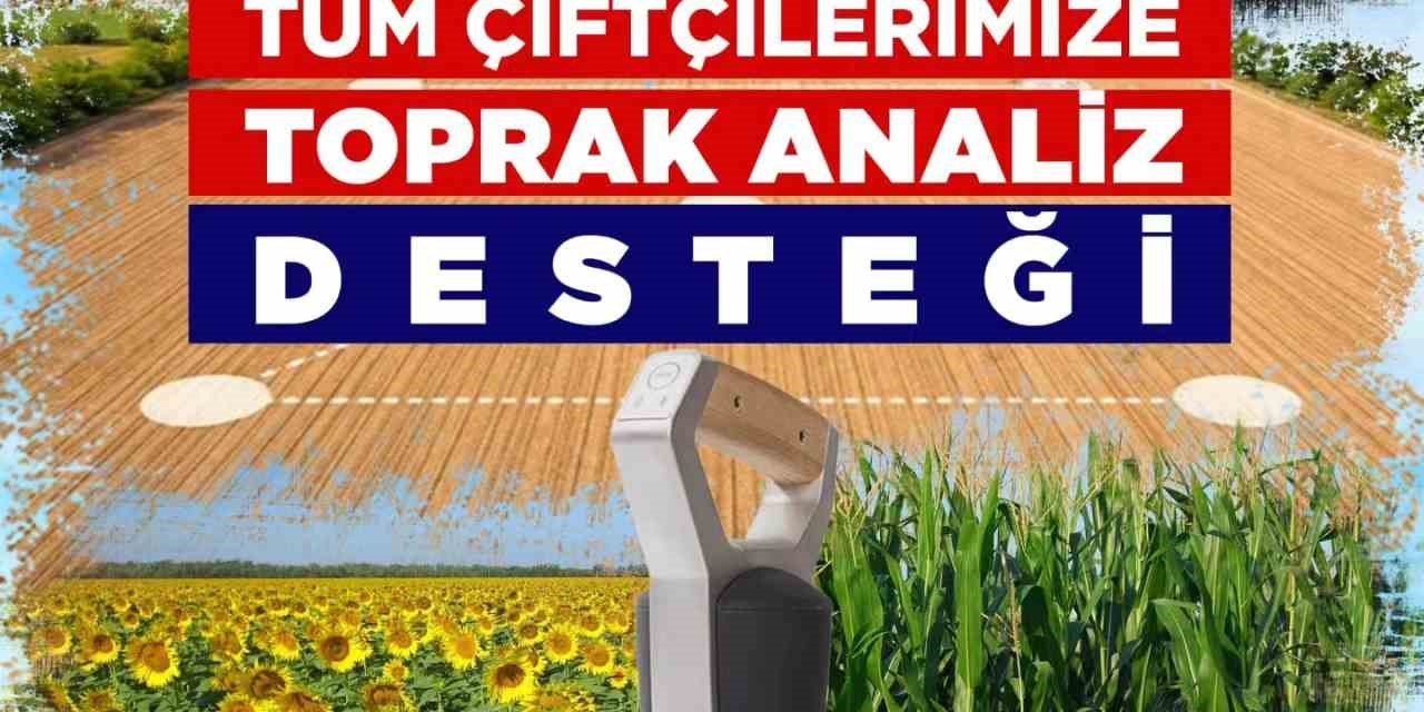 Tavas Belediyesinden çiftçilere toprak analizi desteği
