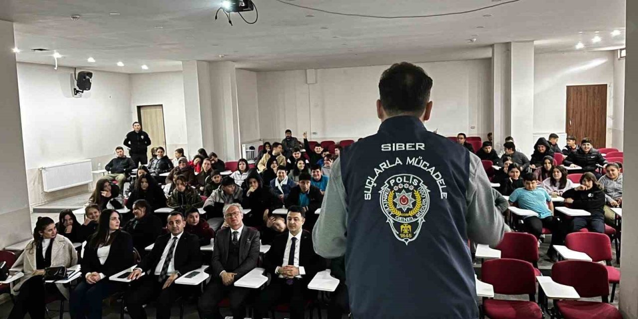 Beyağaç’ta polisten farkındalık eğitimi verildi