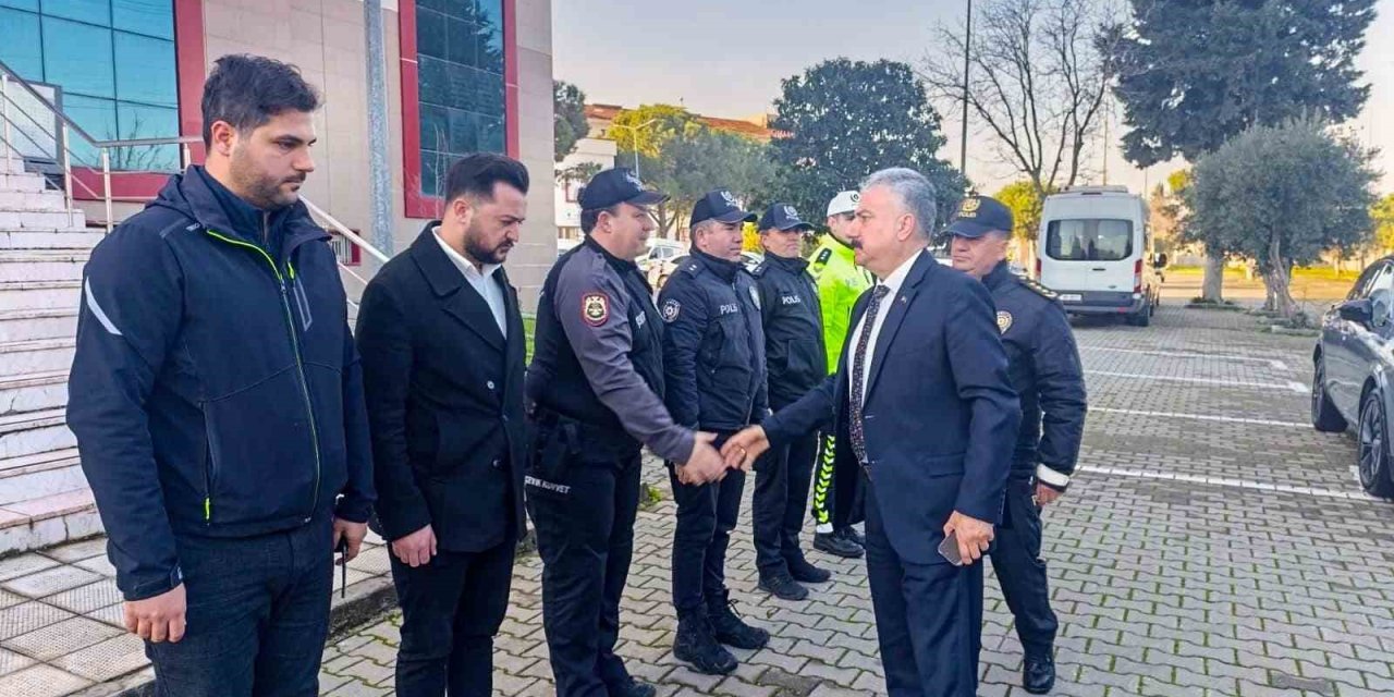 Emniyet Müdürü Aktaş ilçelerde güvenlik denetimi yaptı