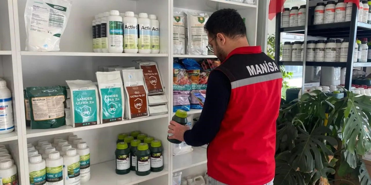 Sarıgöl’de gübre ve zirai ilaç satış noktaları denetlendi