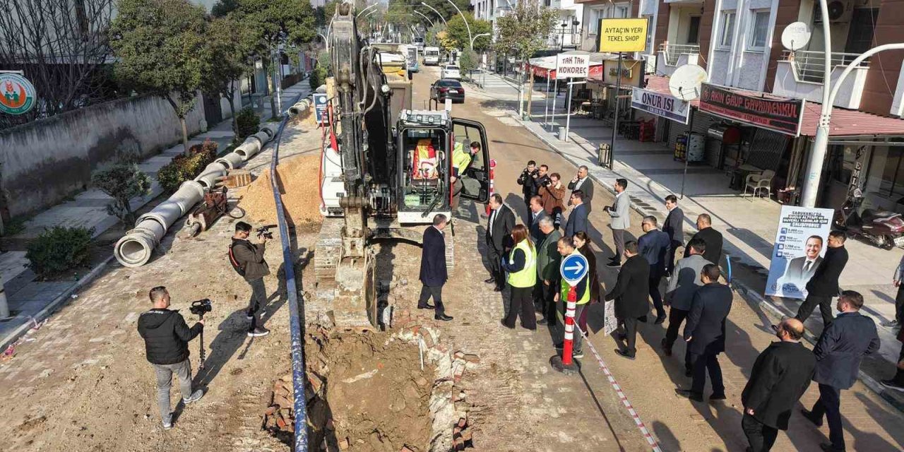 Saruhanlı’da 22 milyon TL’lik altyapı seferberliği