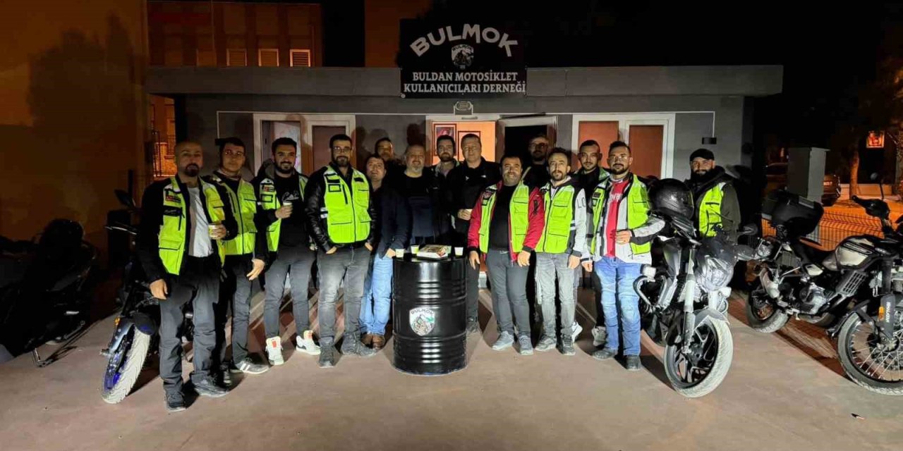 Buldanlı motosiklet sürücülerine ’güvenli sürüş’ eğitimi