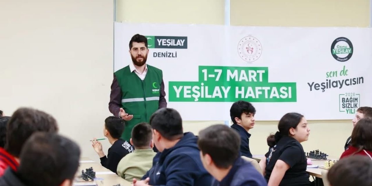 Denizli Yeşilay Haftası’nda yeşile büründü