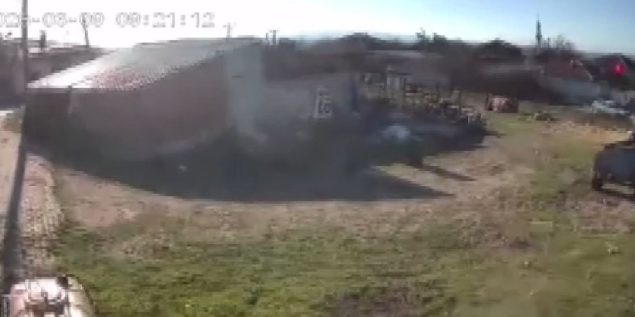 Deprem anında büyük bir gürültü ve patlama yaşandı