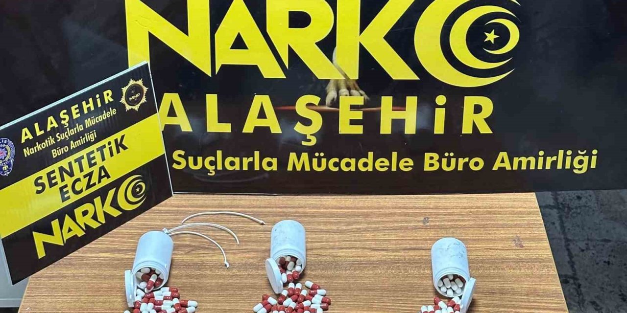 Alaşehir’de sentetik hap operasyonu: 1 tutuklama