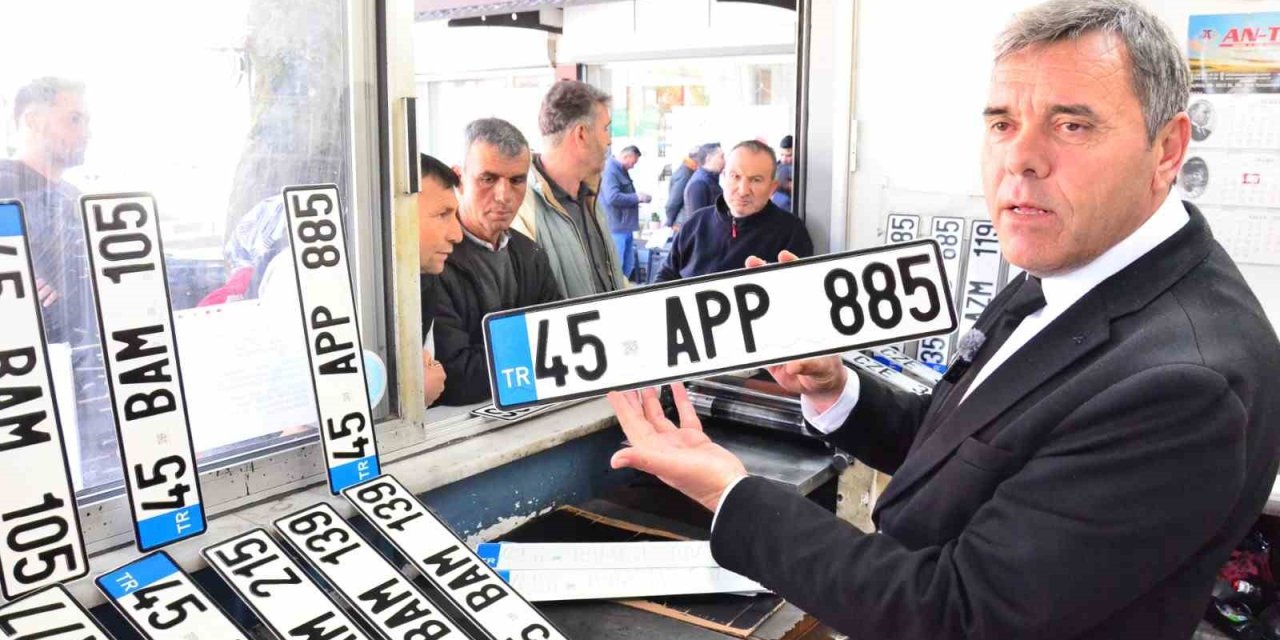 Manisa’da APP plaka yoğunluğu: 2 günde bin plaka değiştirildi