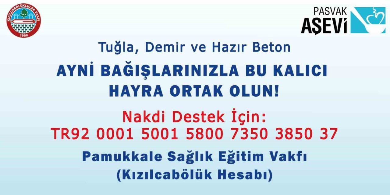 PASVAK ve Tavas Belediyesi iş birliğiyle Kızılcabölük’e aşevi