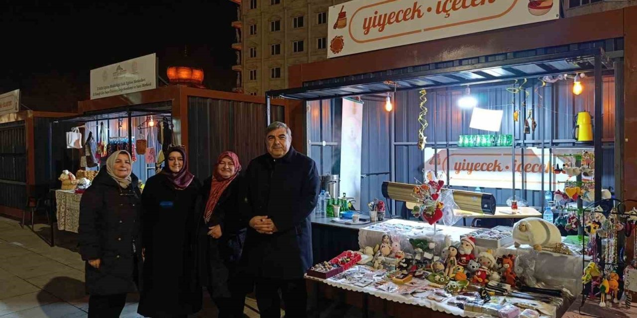 Halk Eğitim Merkezi stantları Ramazan’da da hizmet veriyor