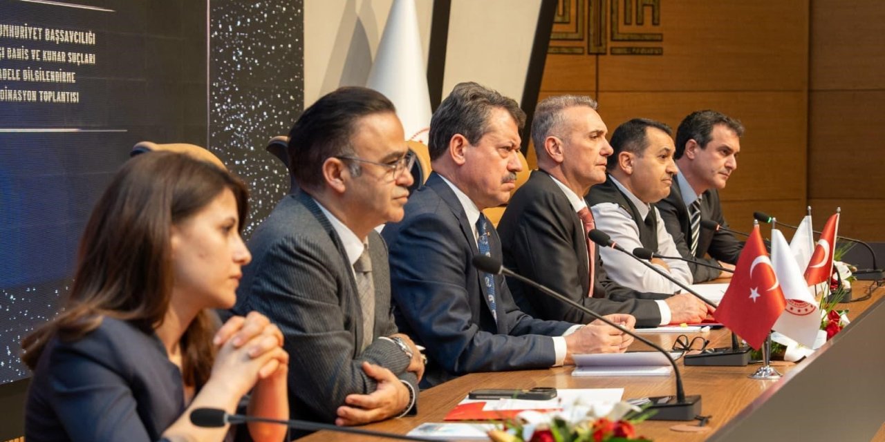 İzmir’de yasa dışı bahis ve kumar suçlarıyla mücadele toplantısı yapıldı