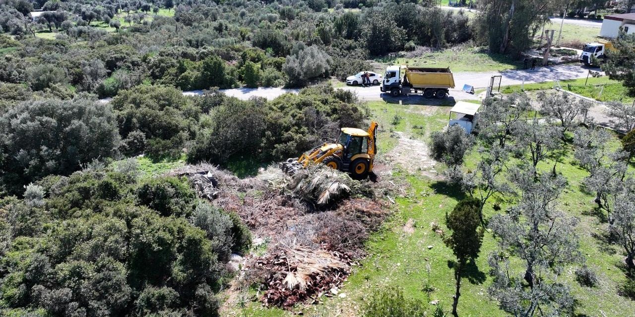 Didim Belediyesi ekiplerinden temizlik çalışması