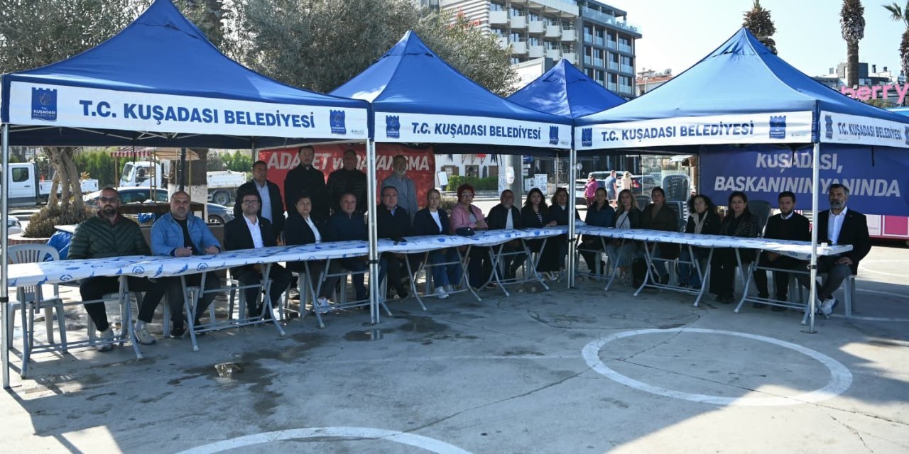 Gözaltına alınan Başkan Günel için ’Demokrasi nöbeti’ başladı